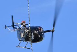 Corn run Helicopter Pilot