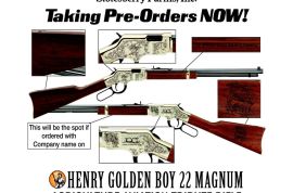 Henry Golden Boy 22 Magnum Agriculture Aviation Tribute Rifle